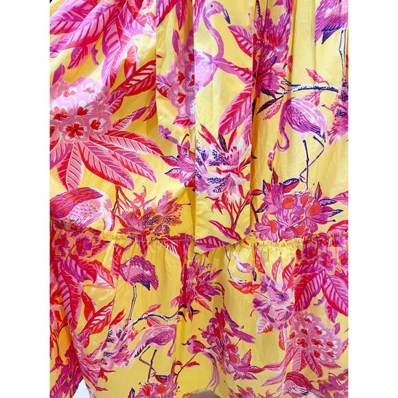 Banjanan Discovery Skirt in Flamingo Rhododendron Vibrant Yellow XS - Picture 8 of 9